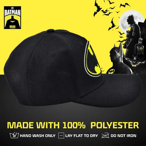 Vista 6 de DC Comics Batman Baseball Hat, Adjustable Cap, One