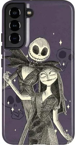 Vista 9 de Skinit Pro Phone Case Compatible with Galaxy S22 Plus - Officially Licensed Disney The Nightmare Before Christmas Jack on Spiral Hill Art Design