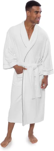 Vista 10 de Texere EcoComfort - Bata de baño de tela de rizo de lujo para hombre