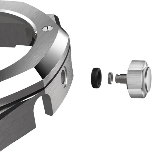 Vista 2 de BIK Kit de correa de reloj GA2100 de 4 generación de acero inoxidable 316 la correa octogonal de metal es adecuada para reequipamiento