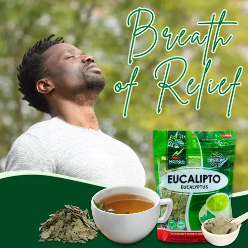 Vista 4 de Hanan Hojas secas de eucalipto - Te de Eucalipto, hojas sueltas de eucalipto natural - Eucalipto Hojas Naturales cultivadas en Perú - Té de hierbas