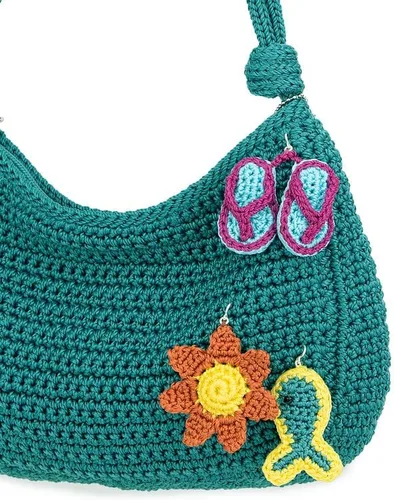 Vista 5 de The Sak Bolso de hombro Josie en Crochet, Azure, Celeste