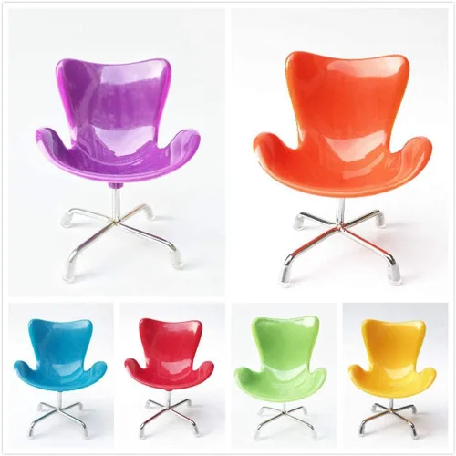 Vista 9 de Silla de erizo mini asiento giratorio de plástico, juguetes para animales pequeños, decoración de hábitat, accesorios de jaula, suministros