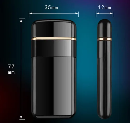 Vista 4 de Encendedor eléctrico de doble arco, sensor de huellas dactilares inteligente, sin llama, resistente al viento, encendedor recargable por USB