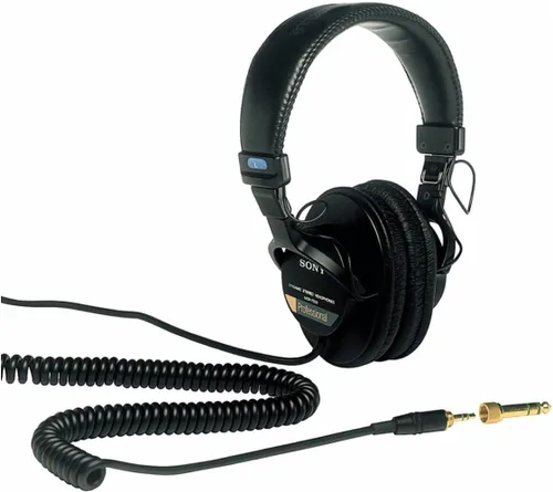 Vista 2 de Sony MDR7506 MDR-7506 audífono grande profesional de diafragma con estuche blando