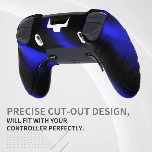 Vista 15 de PlayVital Guardian Edition Anti-Slip Ergonomic Silicone Cover Case for ps5 Edge Controller, Soft Rubber Protector Skin for ps5 Edge Wireless