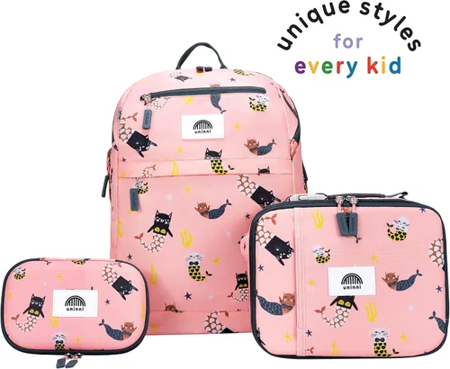 Vista 42 de Juego de mochila para niños de 16 pulgadas con bolsa de almuerzo aislada y estuche para lápices