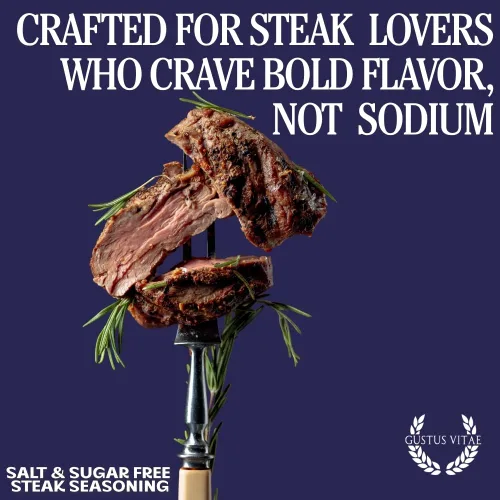 Vista 3 de Condimento para carne sin sal y azúcar Condimento gourmet Mezcla de especias artesanales Todo natural Sin OMG 3.7 oz (104 g) Lote