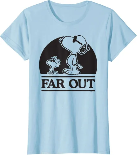 Vista 22 de Peanuts Woodstock 50th Anniversary Far Out Snoopy - Camiseta Blanco