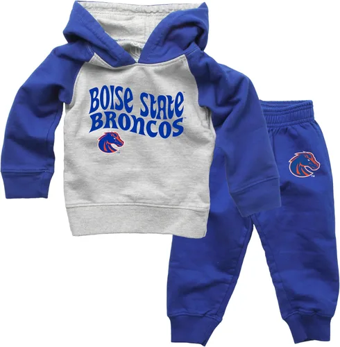 Vista 2 de Wes and Willy Conjunto de pantalón y sudadera con capucha universitaria para bebés y niños pequeños