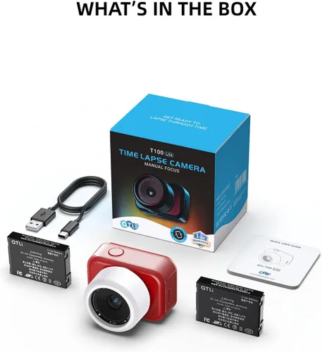 Vista 5 de ATLI Lite 1080P Time Lapse Cámara HDR WiFi APP Control Manual Focus Cámara de video Timelapse para crecimiento de plantas Horario inteligente