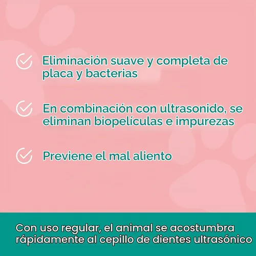 Vista 5 de Emmi-pet Pasta dental ultrasónica con nano-burbujas (nueva formulación extra suave, vegana, sin parabenos)
