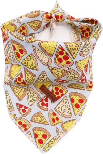 Vista 32 de Unique Style Paws Bandanas para perros, 1 unidad, lavables, de algodón, triangular, para otoño, con margaritas de abeja, para perros y gatos