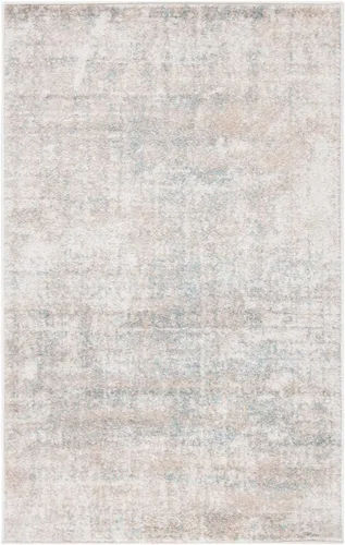 Vista 36 de SAFAVIEH Adirondack Collection - Alfombra de pasillo de 2 pies 1 pulgada x 8 pies, beige y pizarra, diseño abstracto moderno, no desprende pelusa