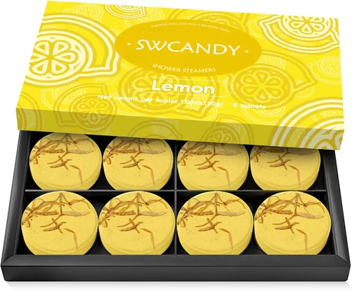 Vista 10 de SWCANDY Vaporizadores de ducha de coco y menta, paquete de 8, cuidado Blanco Coconut