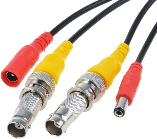 Vista 3 de Flashmen Cable de alimentación de video BNC de 25 pies para cámara de seguridad para CCTV DVR sistema de vigilancia un cable con 2 conectores BNC a
