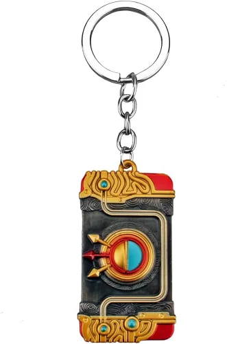 Vista 6 de MEETCUTE Zelda Purya - Llavero para hombres y mujeres, diseño de lágrimas del reino de Zelda, accesorios de cosplay, Llavero 2023