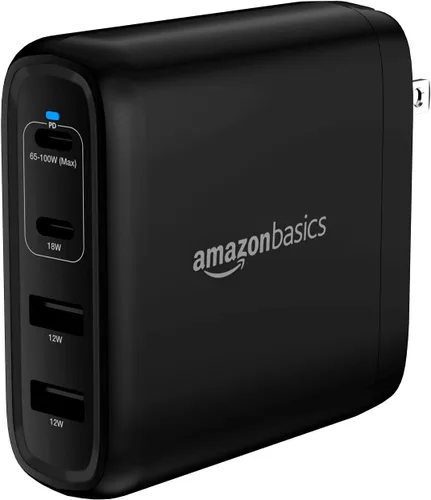 Vista 11 de Amazon Basics Cargador de pared USB-C GaN de 30W de un puerto con Power Delivery PD para tabletas y teléfonos