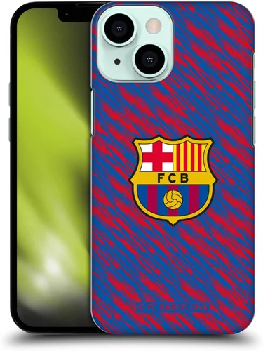 Vista 10 de Head Case Designs Funda rígida con licencia oficial del FC Barcelona Barca Crest y compatible con Apple iPhone 13 Mini