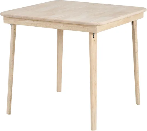 Vista 12 de Stakmore - Mesa plegable clásica de madera con borde recto, 32 pulgadas Cereza