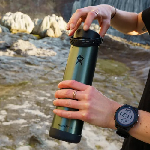 Vista 2 de Hydro Flask Termo ligero de boca ancha con tapa Flex