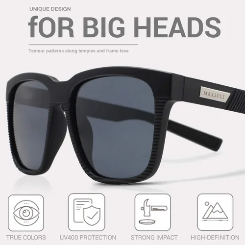 Vista 3 de MAXJULI Gafas de sol polarizadas para hombres y mujeres 8023