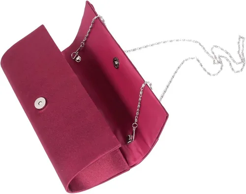 Vista 5 de Mujer Damara grandes satén Bowknot Prop boda novia bolsas de embrague noche