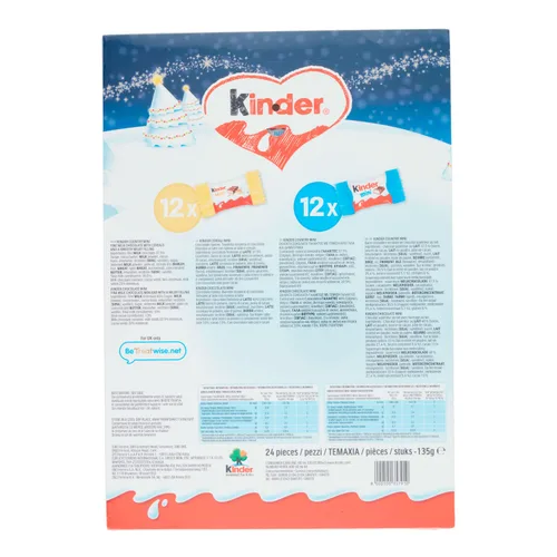 Vista 5 de Kinder Calendario de Adviento Mini Santa 4.76 oz