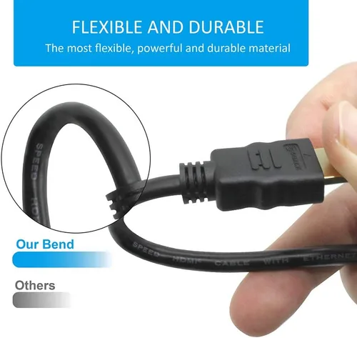 Vista 4 de Steren 517-303BK HDMI de 3 pies de alta velocidad con cable Ethernet