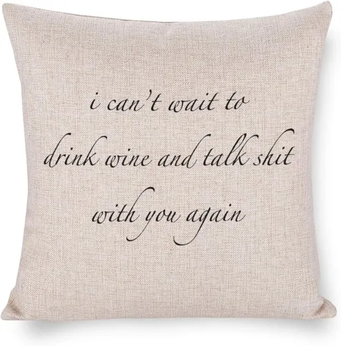 Vista 19 de Valentine Pillow Cases for Home Decor I Just Really Really Love You Throw Pillow Cover with Zipper Farmhouse Cushion Cover Cases 16"x16" Romantic