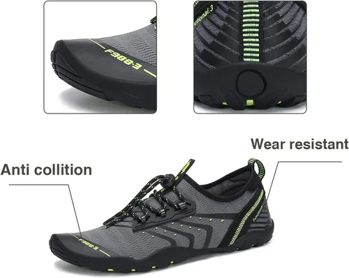 Vista 3 de Kararao Mens Womens Water Shoes Quick Dry Swim Shoes Beach Shoes Pool Surfing Aqua Sports
