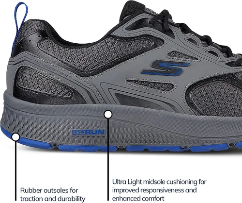 Vista 3 de Skechers para hombre Go consistente Vesitge-rendimiento y caminar zapatillas