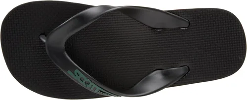 Vista 5 de Scott Hawaii Jawaiian Rasta - Pantuflas de goma de doble enchufe para hombre, calzado de playa, sandalia antideslizante para barco, plantilla más