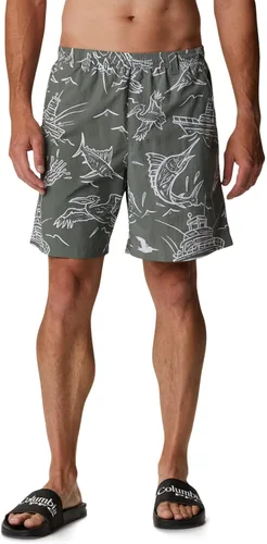 Vista 58 de Columbia Super Backcast - Pantalón corto de agua para hombre Impresión de tinte negro