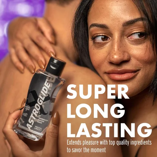 Vista 3 de Astroglide Lubricante de silicona (5 onzas) y lubricante a base de agua (5 onzas) - Lubricantes personales premium para vaginal, sexo anal y juego