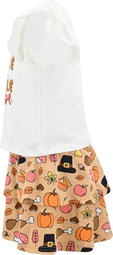 Vista 37 de Unique Baby Girls 2pc Skirt Set Outfit Long Sleeve Top with Skirt