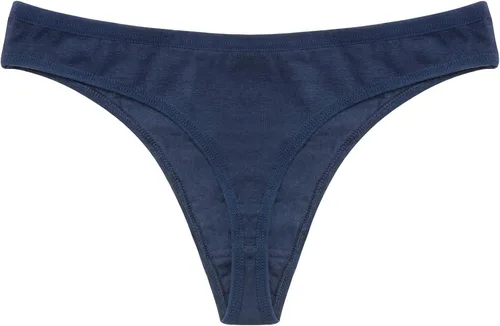 Vista 4 de ANZERMSIX - Parte de abajo de bikini tipo tanga algodón transpirable paquete de 6