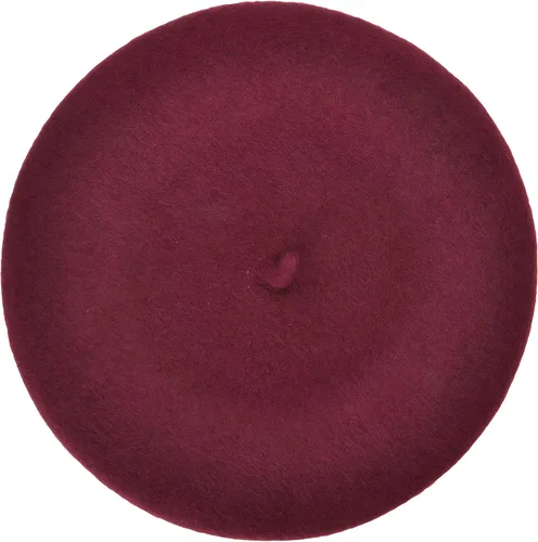 Vista 185 de ZLYC - Boina francesa de lana unicolor para mujeres y niñas