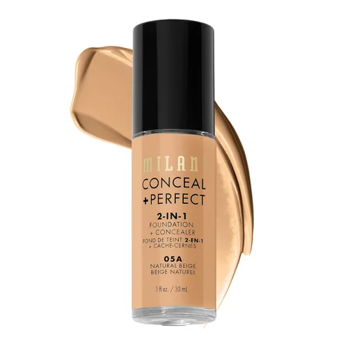 Vista 22 de Milani Conceal + Perfect - Maquillaje líquido de base, neutro ligero, 1