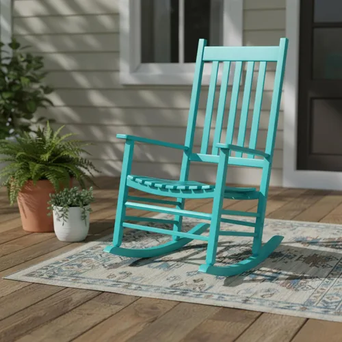 Vista 5 de Shine Company Balancines para porche Vermont – Aruba (juego de 2)