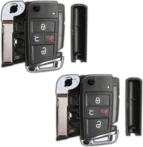 Vista 8 de Carcasa de funda para llave remota sin llave para VW Volkswagen (NBGFS12P01)