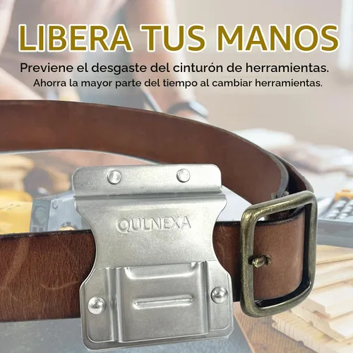 Vista 4 de Soporte de taladro con clip para cinturón de herramientas, funda con clip para cinturón de herramientas para soporte de cinta métrica, funda