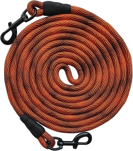 Vista 16 de BTINESFUL Correa de Amarre para Perro, Cuerda de Control Correa de Cuerda Larga, 8ft 12ft 20ft 30ft 50ft 75ft Correa para Perros de Patio - Perros
