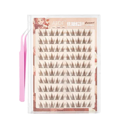 Vista 46 de Extensión de Pestañas DIY Efecto 3D Natural Individual 9/11/12mm Pestañas 80 Racimos Pestañas de Volumen Set Mixto, Extensión de Pestañas Caseras