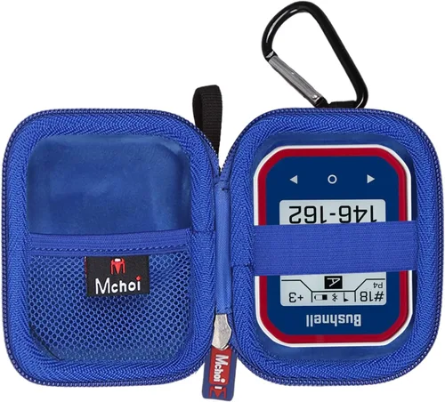 Vista 11 de Mchoi Funda GPS de golf adecuada para Bushnell Golf Phantom 2/3, para Swami KISS 2.0 Golf Handheld GPS Rangefinder, rojo, solo funda