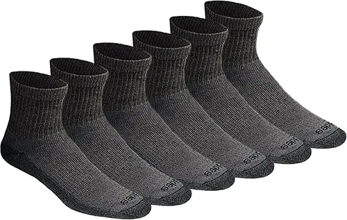 Vista 20 de Dickies Calcetines Dri-Tech para hombre con control de humedad, disponibles en tallas M-XXL (6, 12, 18 pares)