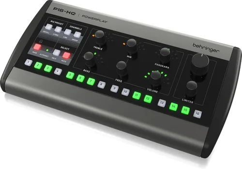 Vista 4 de Consola de Monitoreo Personal Digital Behringer Powerplay P16-HQ de 16 Canales