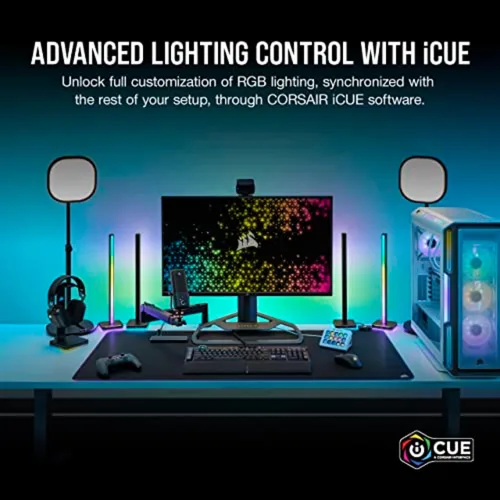 Vista 6 de Corsair MM700 RGB Extended 3XL Alfombrilla de ratón de tela para juegos/Alfombrilla de escritorio - Superficie de tela masiva de 1,220mm x 610mm