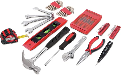 Vista 3 de Apollo Tools - Juego de herramientas para el hogar de 53 piezas, incluye herramientas y caja de herramientas con una selección de las herramientas