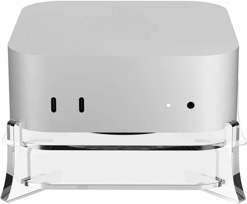 Vista 9 de Práctico soporte de escritorio de acrílico conveniente para portátil pequeño con mejora la ventilación y la disipación de calor
